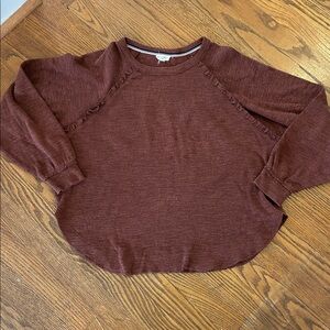 Anthropologie Pilcro Diana Pullover Women’s Small in Cedar Loungewear Comfy